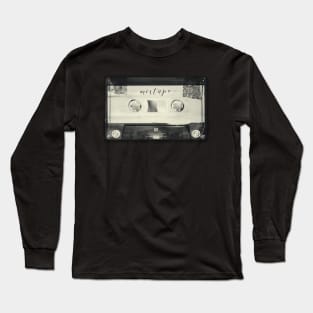 Negative Retro Cassette Tape Long Sleeve T-Shirt